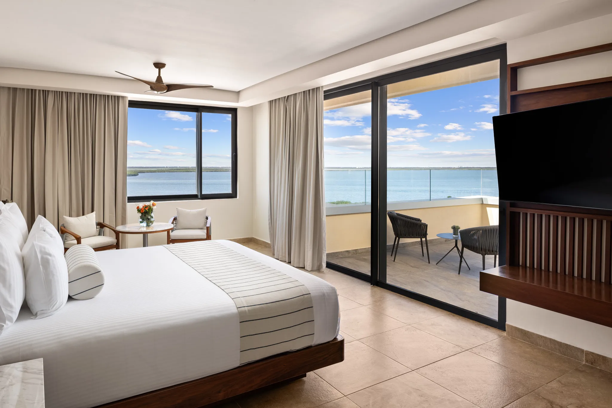 Preferred Club Lagoon View Plunge Pool Terrace at Secrets Mirabel Cancun Resort & Spa