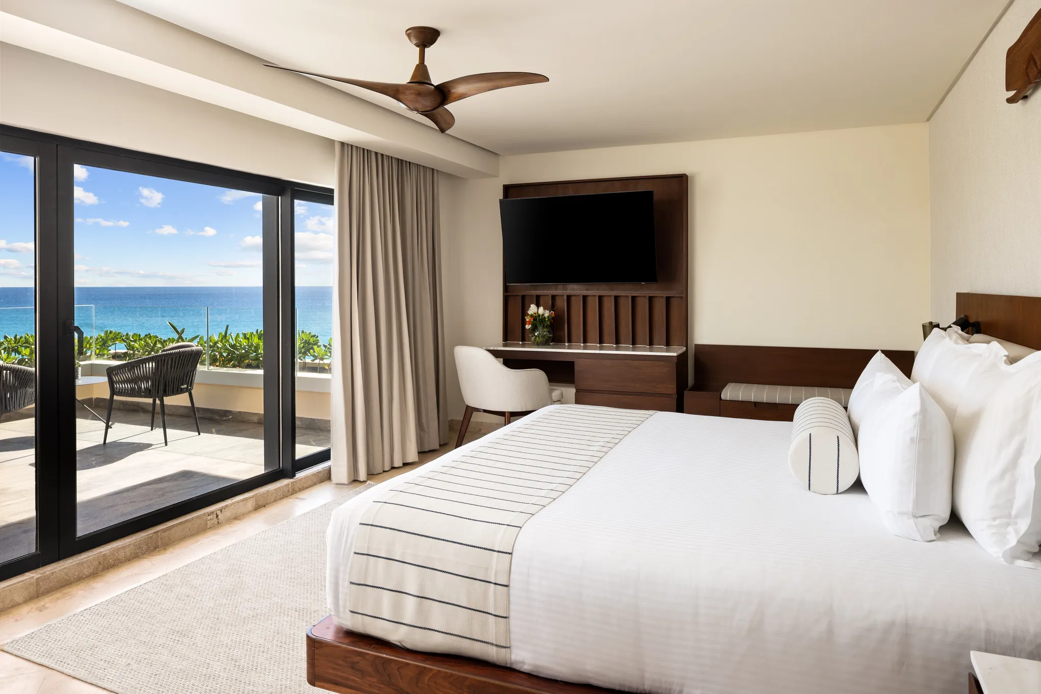 Preferred Club Ocean Front Plunge Pool Terrace at Secrets Mirabel Cancun Resort & Spa
