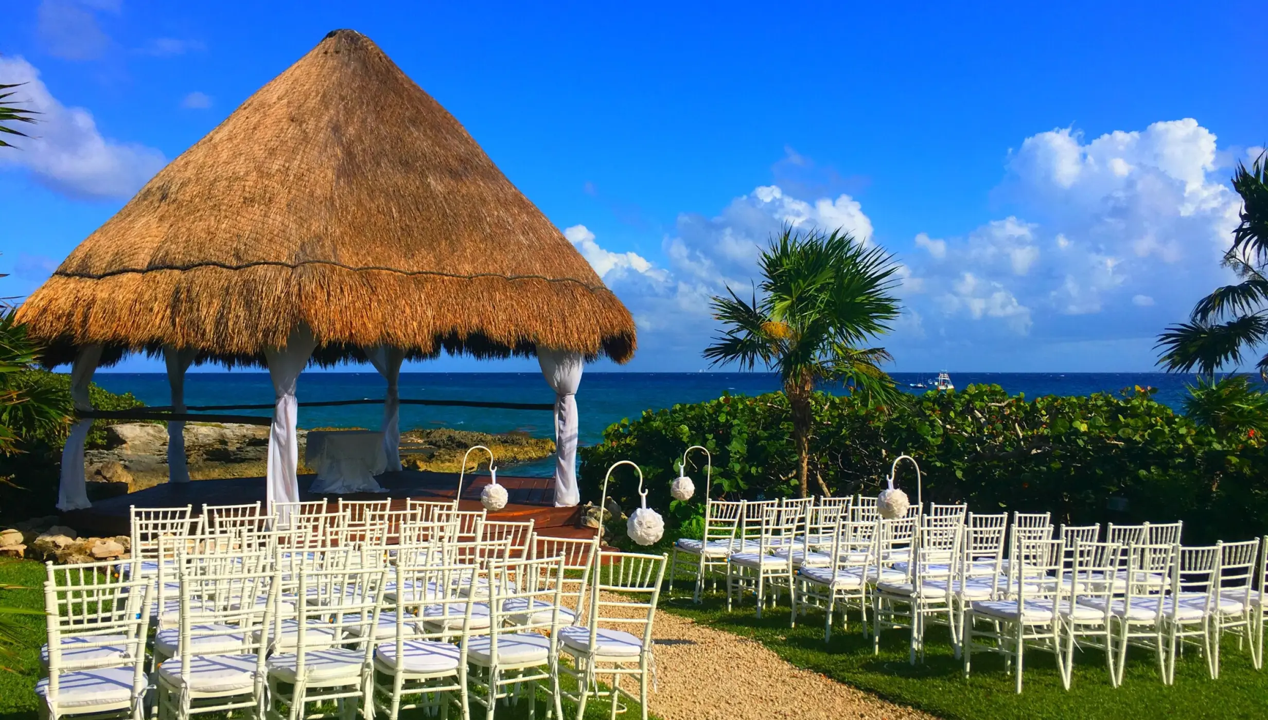 Garden Gazebo wedding venue at Occidental at Xcaret Destination