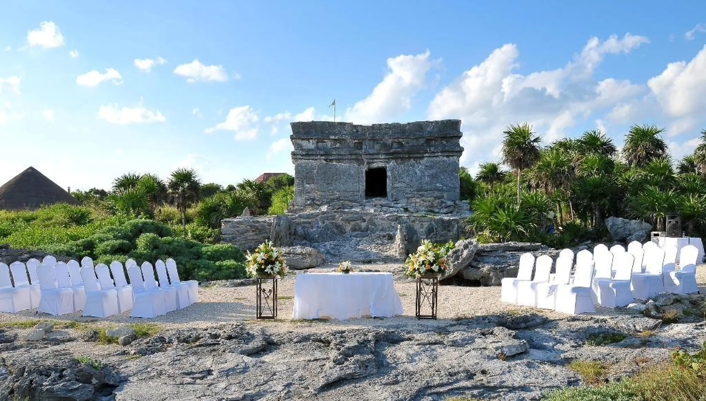 Maya Ruins wedding venue at Occidental at Xcaret Destination