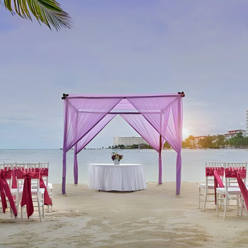 Beach wedding venue at Occidental Costa Cancun