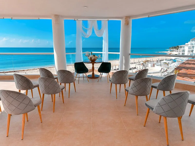 Sun Terrace wedding venue at Playacar Palace