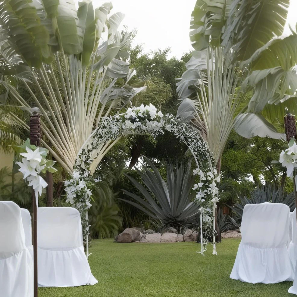 Garden wedding venue at Riu Playacar