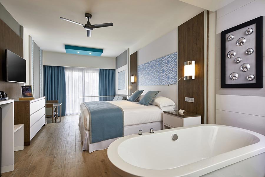 Connecting Junior Suite with Garden View  at Riu Palace Riviera Maya