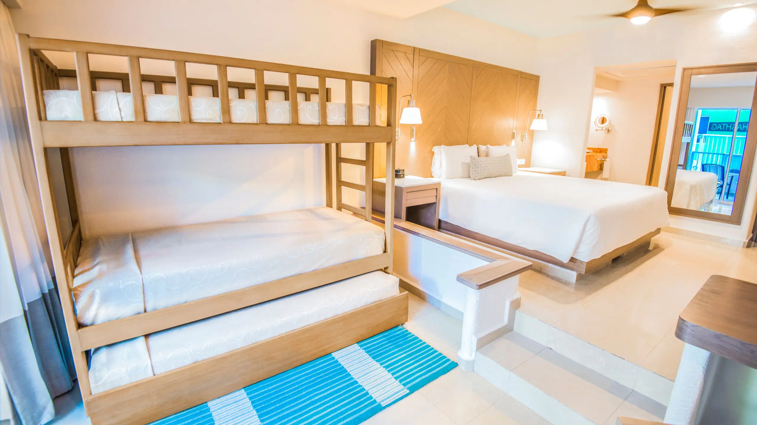 Family Junior Suite, King Bunk and Trundle Bed at Sunscape Cancun Resort & Spa