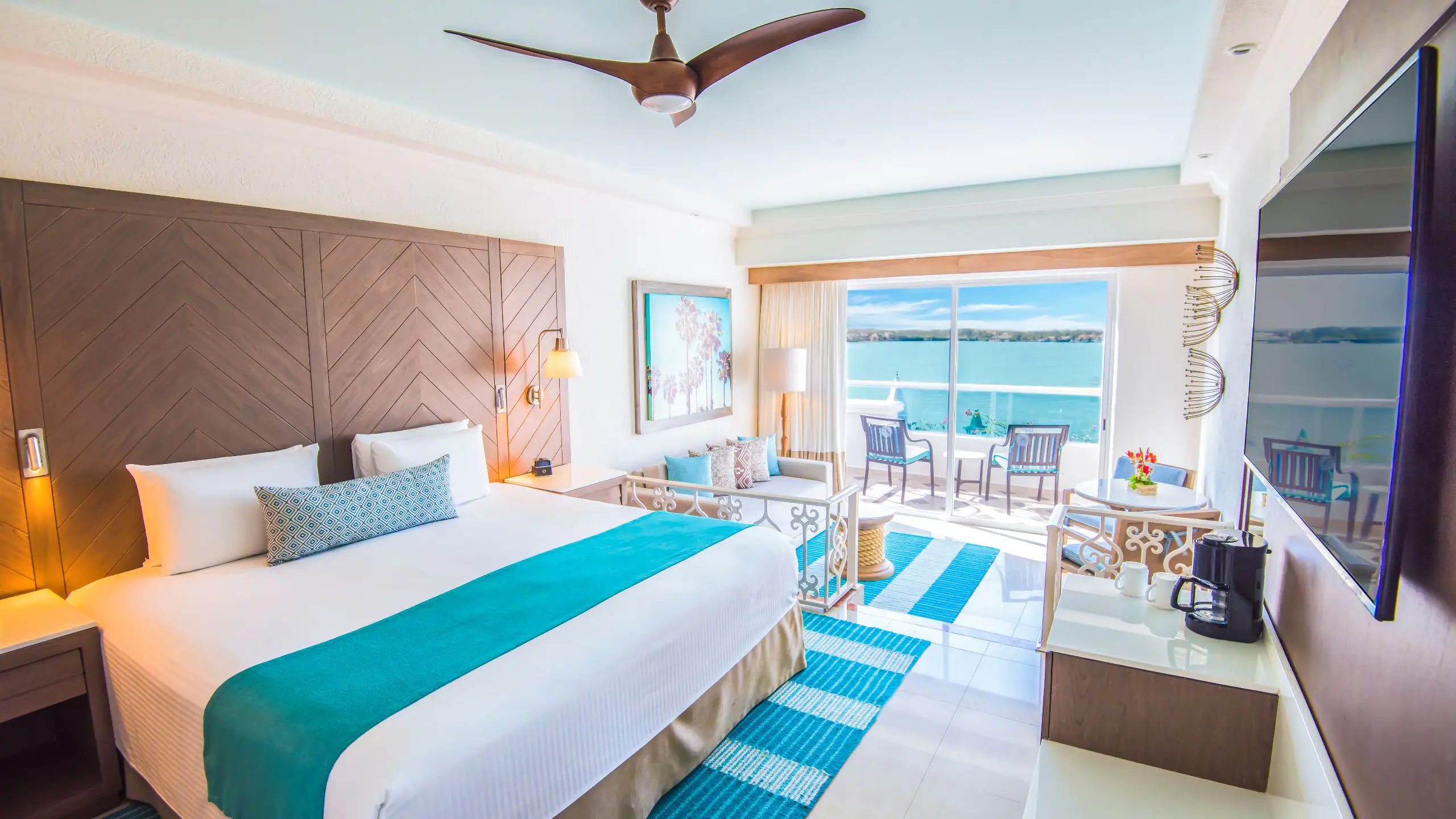 Deluxe Junior Suite King Lagoon View at Sunscape Cancun Resort & Spa