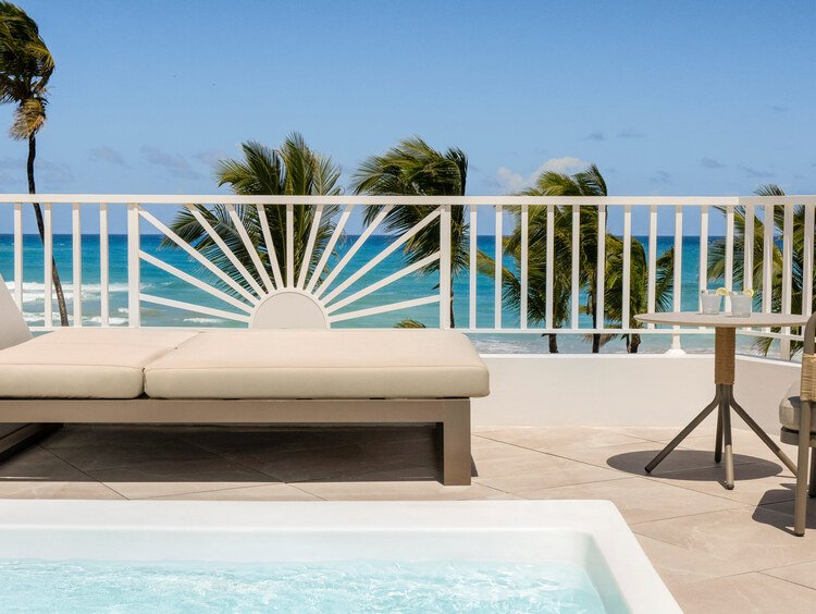 Terrace Suite Plunge Pool Ocean Front at Excellence Punta Cana